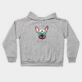 Livin' La Vida Frenchie Kids Hoodie